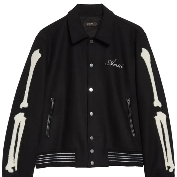 Amiri Bones Wool Bomber - Picture 4 of 5